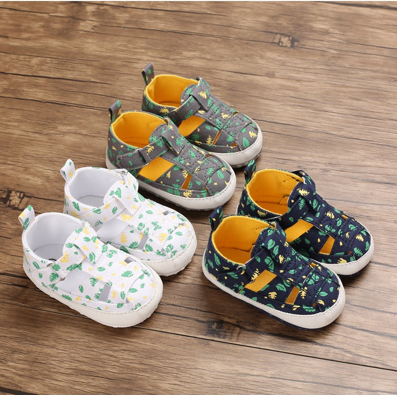 0-1 Year Old Boys And Girls Sandals Casual Breathable Hollow Soft Soled Baby Shoes 3-6-9 Months Walking Shoes